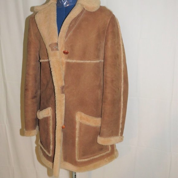 Sawyer of Napa Suede Shearling Rancher Women's Jacket 10 - Picture 6 of 13